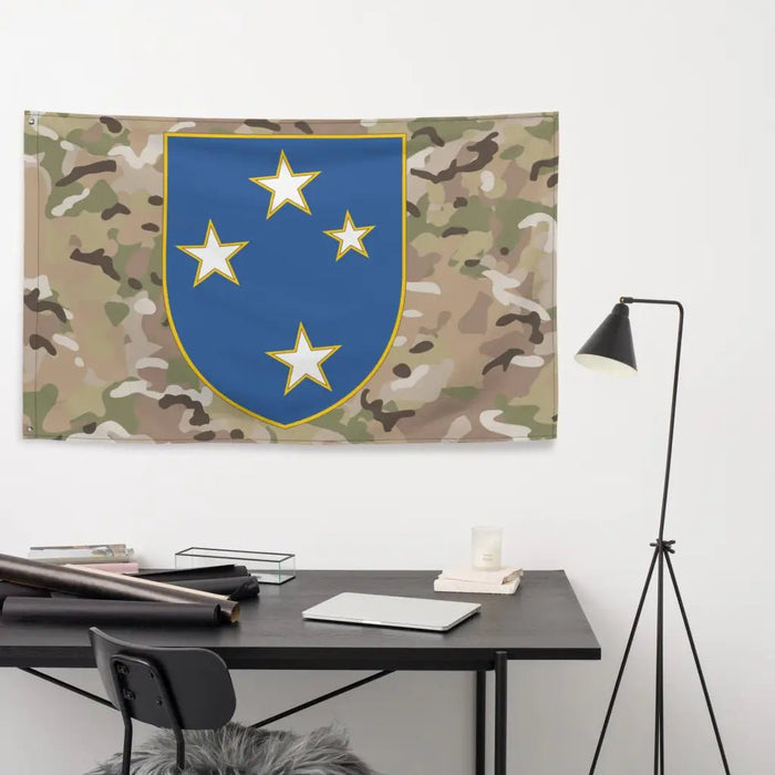 23rd Infantry Division 'Americal' CSIB OCP Camo Indoor Wall Flag Tactically Acquired   