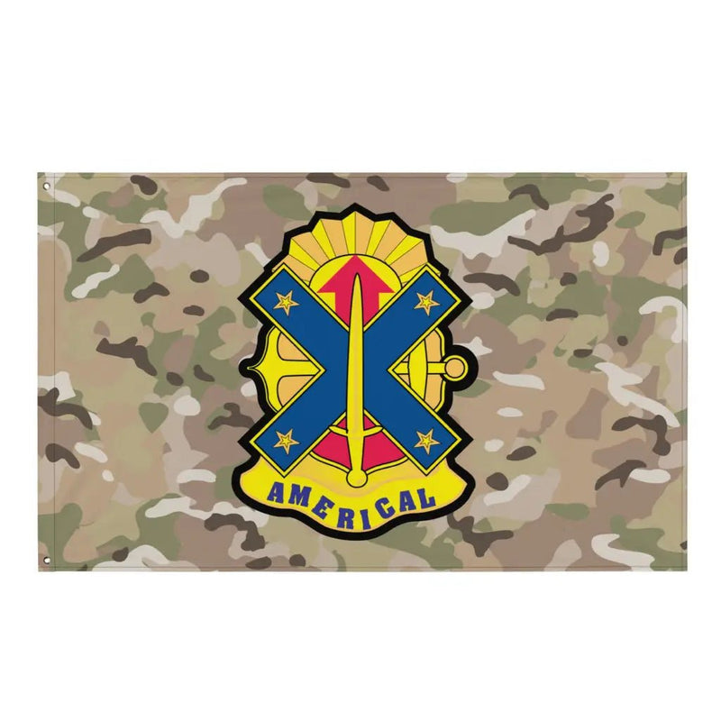 23rd Infantry Division 'Americal' DUI OCP Camo Indoor Wall Flag