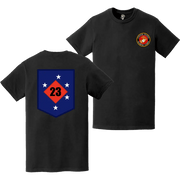 23rd Marine Regiment Double-Sided EGA Logo T-Shirt Tactically Acquired   