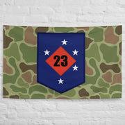 23rd Marine Regiment Frogskin Camo Flag Tactically Acquired   