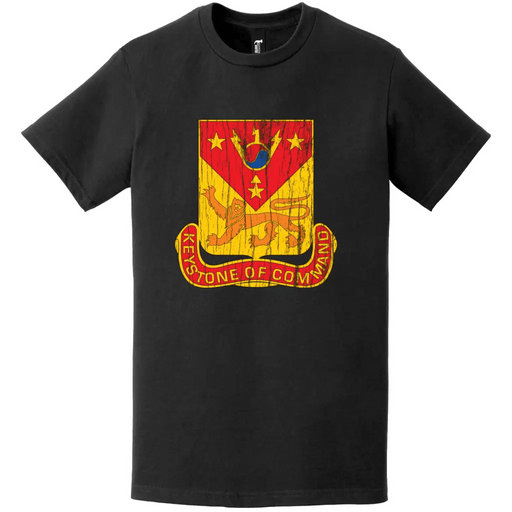 240th Signal Battalion Distressed DUI Logo Emblem T-Shirt Tactically Acquired   