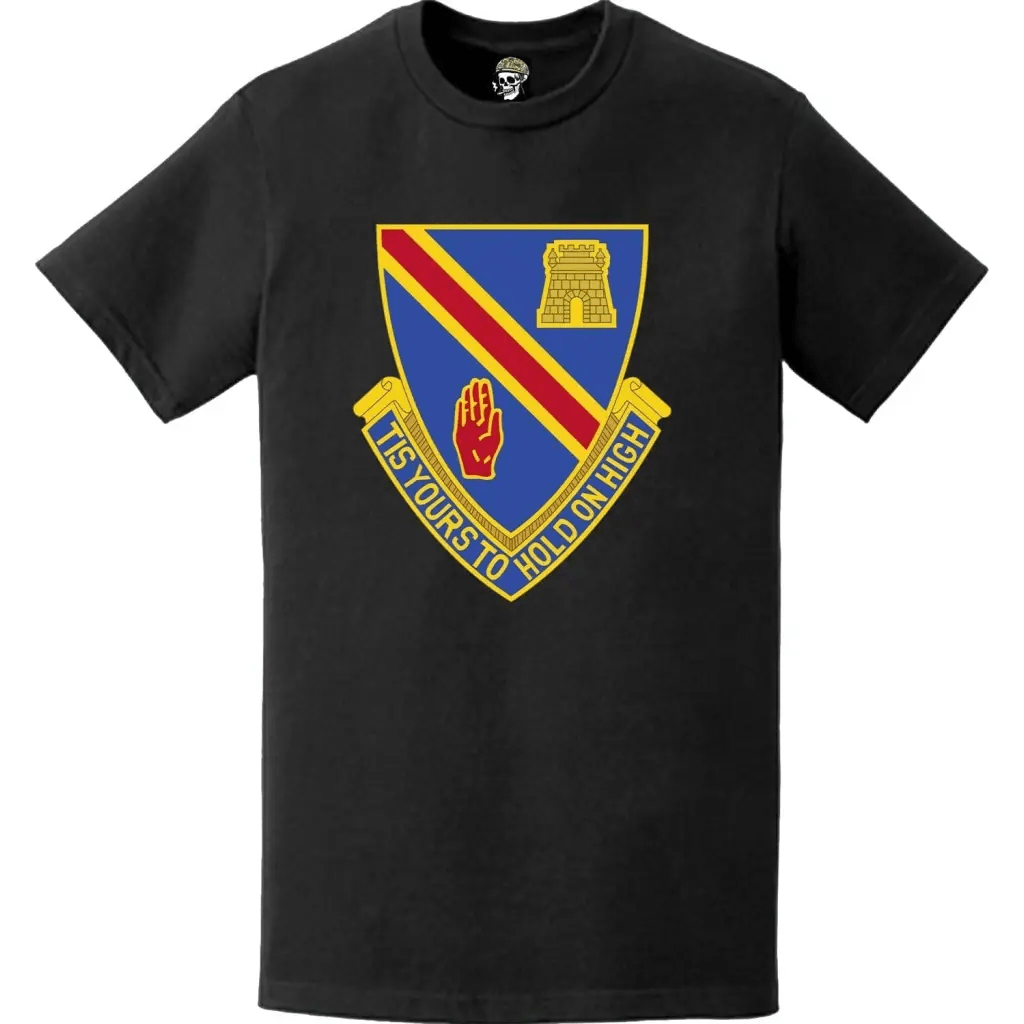 241st Engineer Battalion Logo Emblem T-Shirt Tactically Acquired   