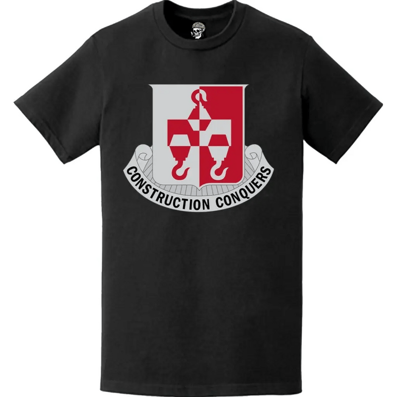 244th Engineer Battalion Logo Emblem T-Shirt
