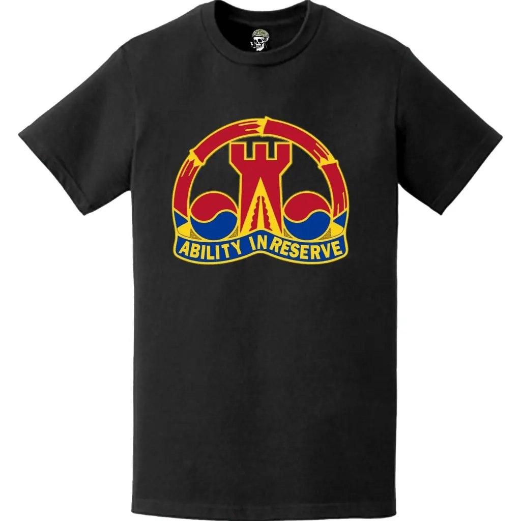 248th Engineer Battalion Logo Emblem T-Shirt Tactically Acquired   