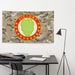 24th Infantry Division DUI OCP Camo Indoor Wall Flag Tactically Acquired   