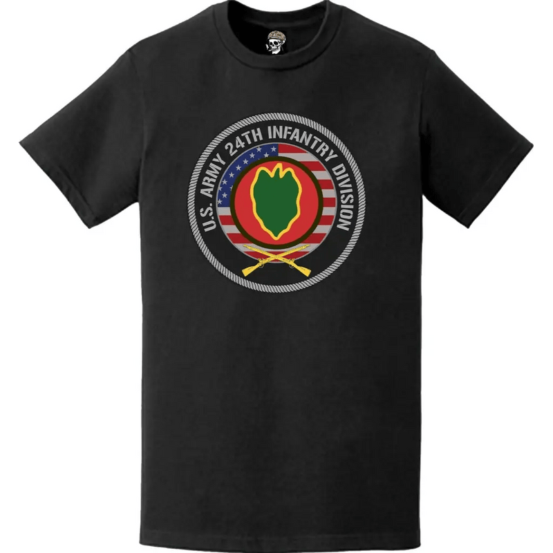 24th Infantry Division (24th ID) Crossed Infantry Rifles T-Shirt