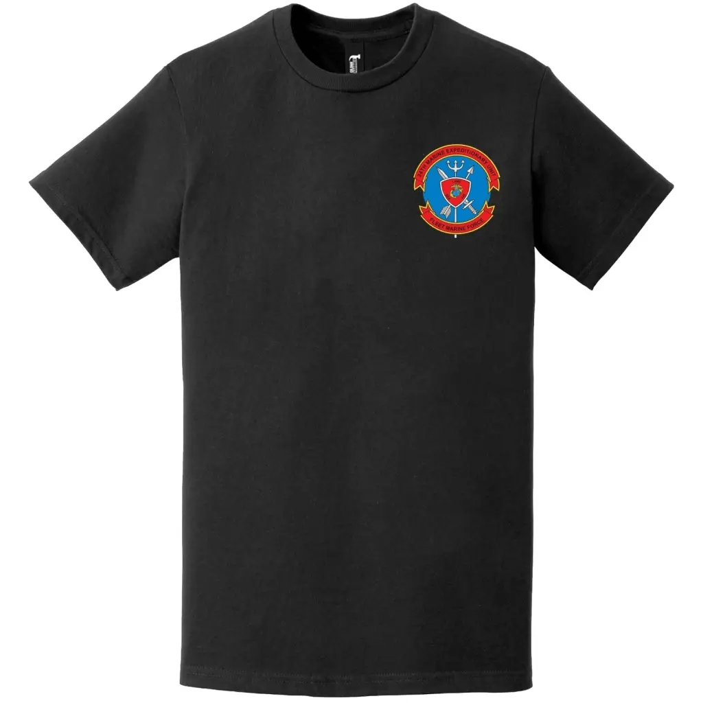 24th Marine Expeditionary Unit (24th MEU) Left Chest Logo Emblem T-Shirt Tactically Acquired   