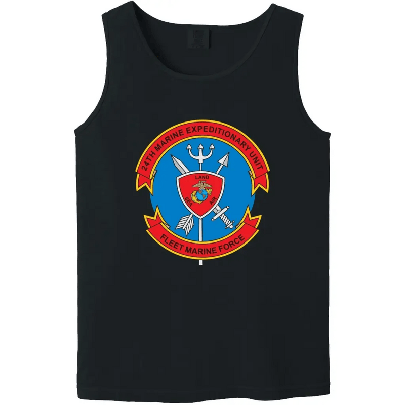 24th Marine Expeditionary Unit (24th MEU) Unit Logo Emblem Tank Top