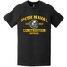 24th Naval Construction Battalion (24th NCB) T-Shirt Tactically Acquired   