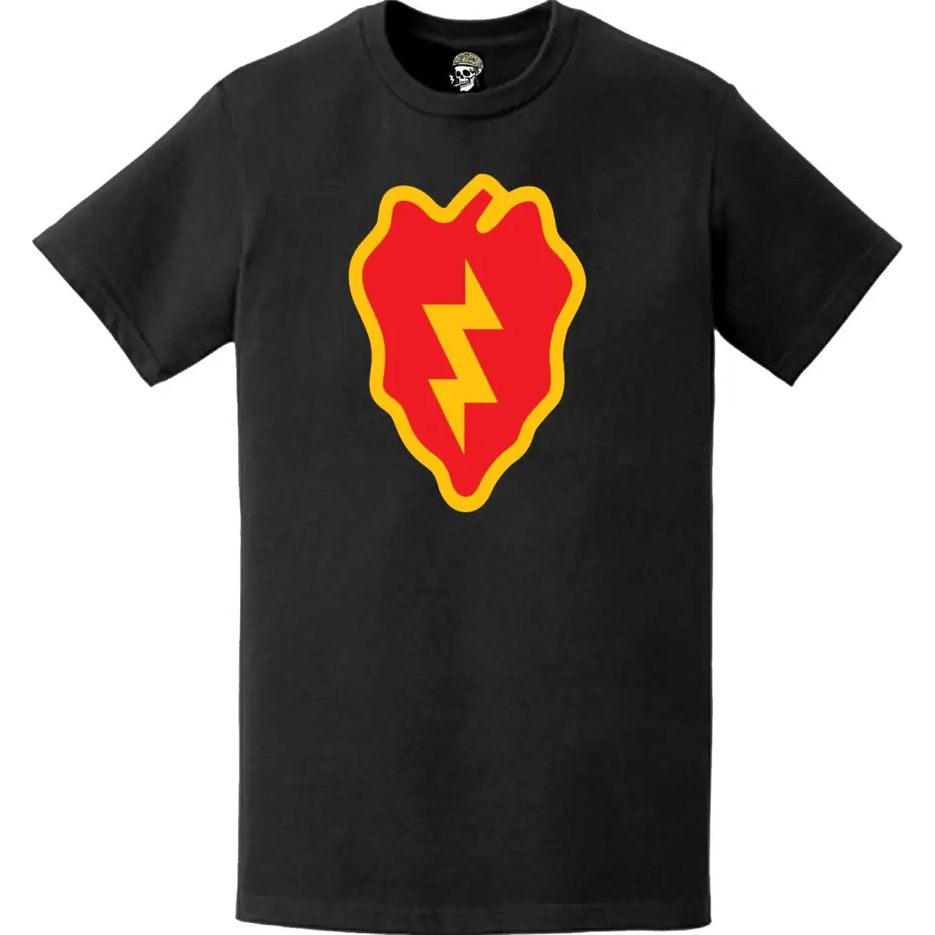 25th Infantry Division (25th ID) SSI Logo Emblem T-Shirt Tactically Acquired   