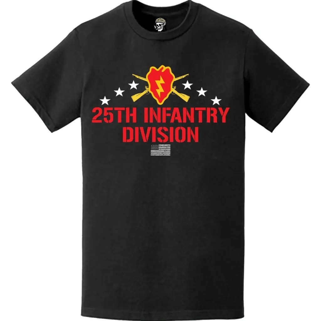 25th Infantry Division (25th ID) Infantry Rifles T-Shirt Tactically Acquired   