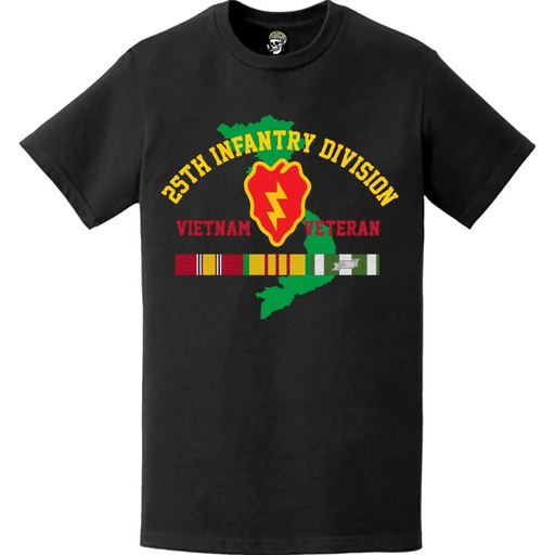 25th Infantry Division (25th ID) Vietnam Veteran T-Shirt Tactically Acquired   