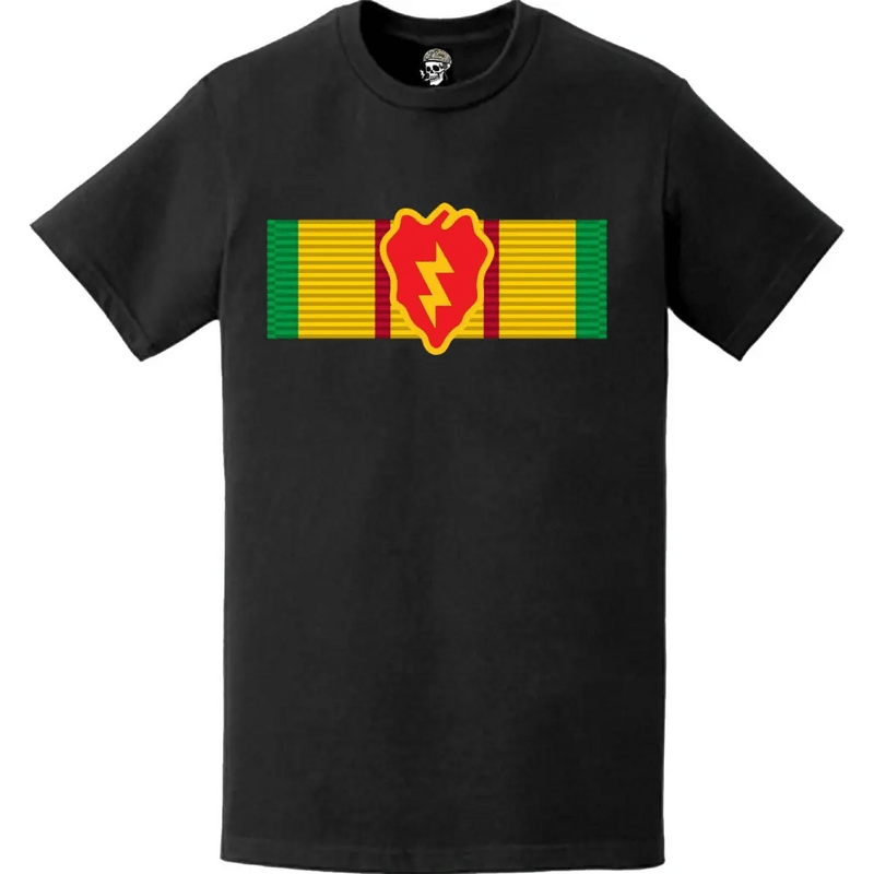 25th Infantry Division Vietnam War Service Ribbon Veteran T-Shirt