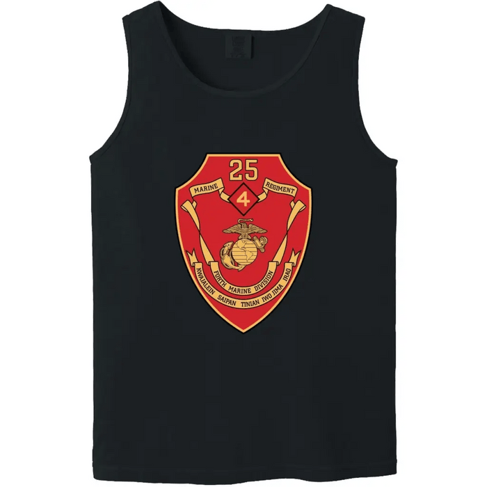 25th Marine Regiment Unit Logo Emblem Tank Top Tactically Acquired   