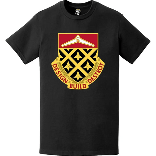 261st Engineer Battalion Logo Emblem T-Shirt Tactically Acquired   