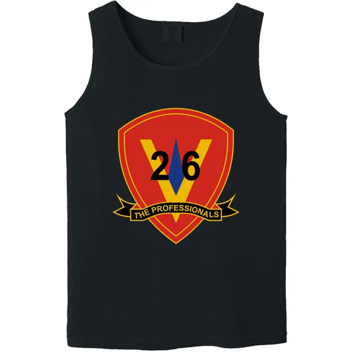 26th Marine Regiment Unit Logo Emblem Tank Top Tactically Acquired   