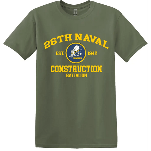 26th Naval Construction Battalion (26th NCB) T-Shirt Tactically Acquired   