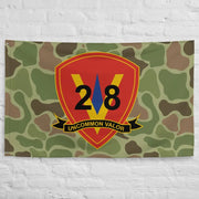 28th Marine Regiment Frogskin Camo Flag Tactically Acquired   