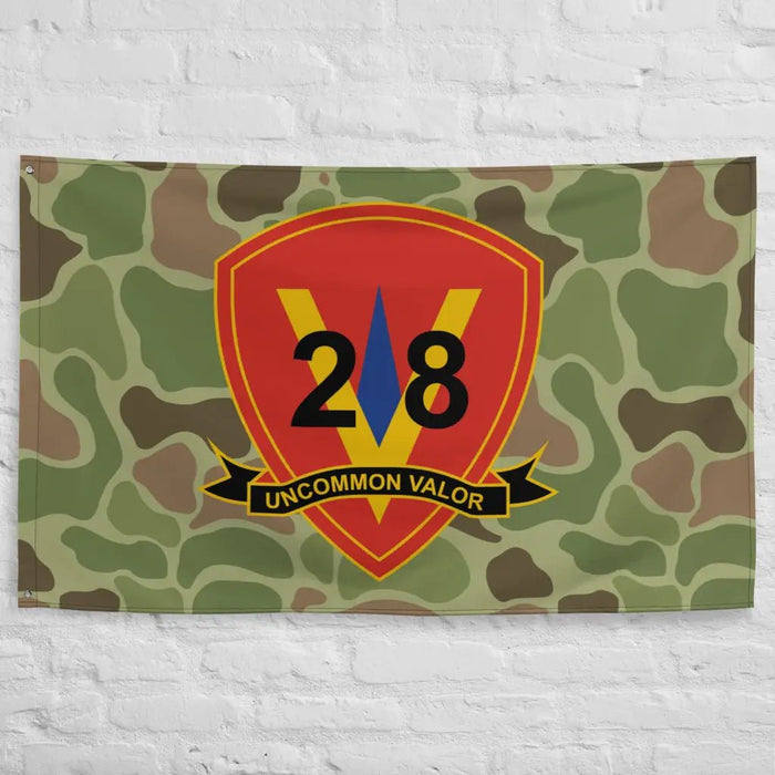 28th Marine Regiment Frogskin Camo Flag Tactically Acquired   