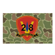 28th Marine Regiment Frogskin Camo Flag Tactically Acquired Default Title  