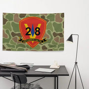28th Marine Regiment Frogskin Camo Flag Tactically Acquired   