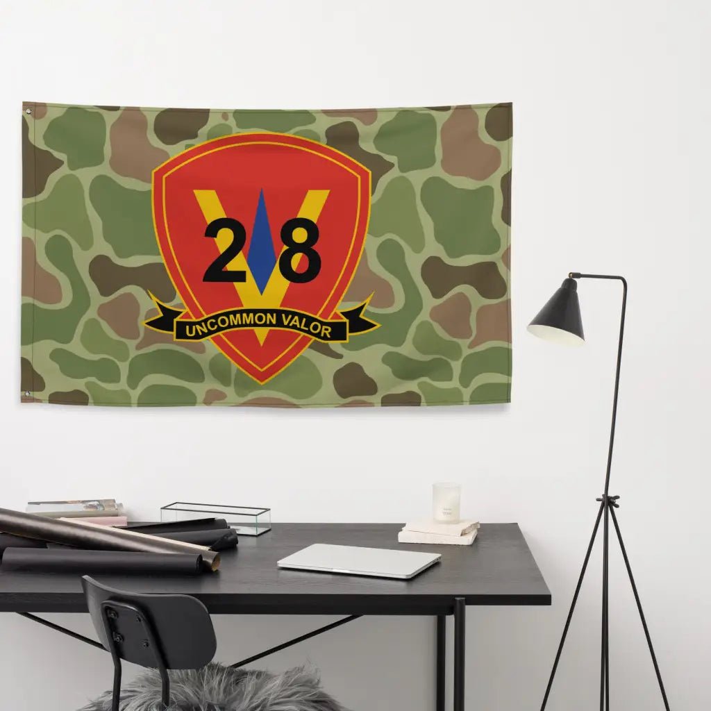28th Marine Regiment Frogskin Camo Flag Tactically Acquired   