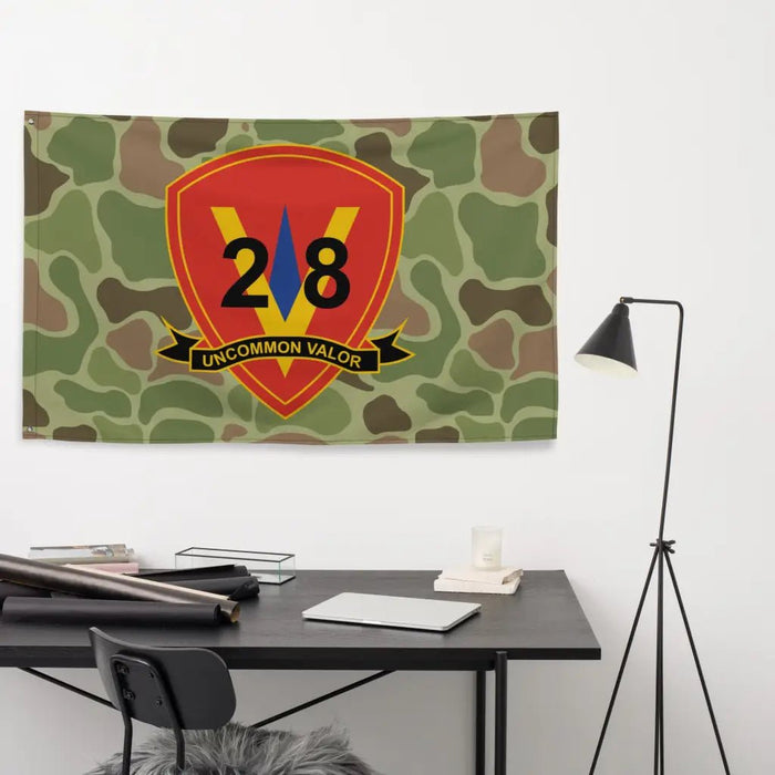 28th Marine Regiment Frogskin Camo Flag Tactically Acquired   