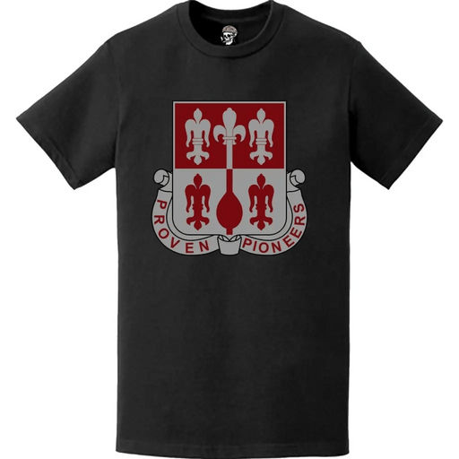 299th Engineer Battalion Logo Emblem T-Shirt Tactically Acquired   