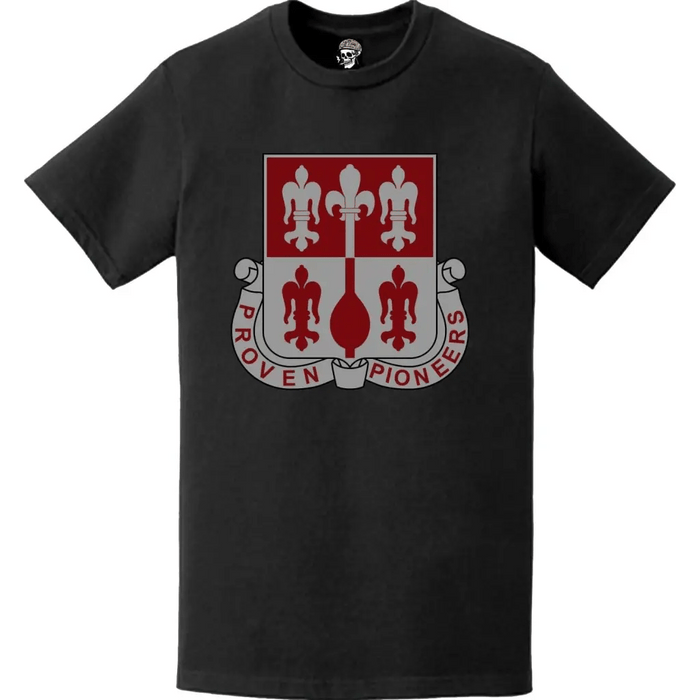 299th Engineer Battalion Logo Emblem T-Shirt Tactically Acquired   