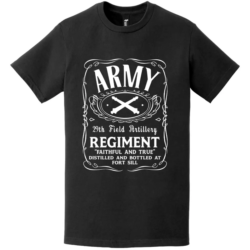 第29野戦砲兵連隊 ウイスキーラベル Tシャツ