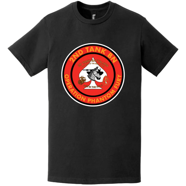 2nd Tank Battalion USMC Operation Phantom Fury T-Shirt