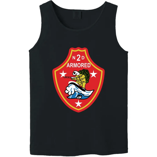 2nd Armored Amphibian Tractor Battalion Unit Logo Emblem Tank Top Tactically Acquired   