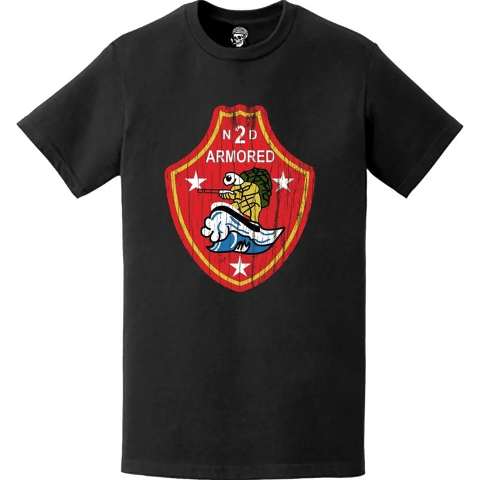 2nd Armored Amphibian Tractor Battalion WW2 Emblem Logo T-Shirt Tactically Acquired   