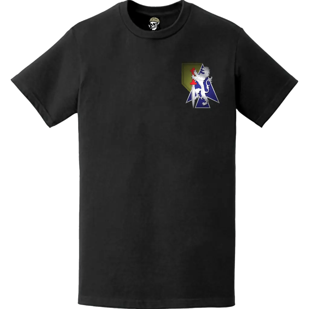 2nd Armored Brigade Combat Team (2ABCT) 1st Infantry Division "Dagger Brigade" Left Chest Logo T-Shirt Tactically Acquired   