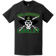 2nd Armored Cavalry Regiment (2nd ACR) Saber Skull T-Shirt Tactically Acquired   