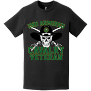 2nd Armored Cavalry Regiment (2nd ACR) Veteran Saber Skull T-Shirt Tactically Acquired   