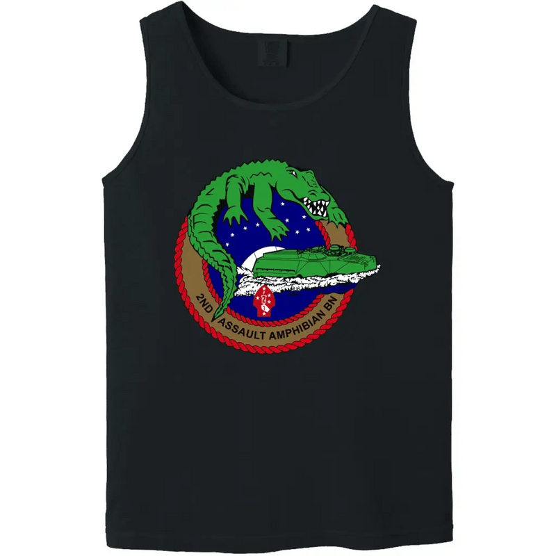 2nd Assault Amphibian Battalion (2nd AABn) Unit Logo Emblem Tank Top