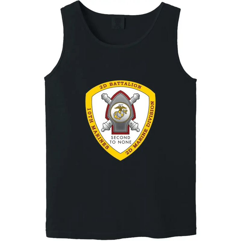 2nd Battalion, 10th Marines (2/10) Unit Logo Emblem Tank Top
