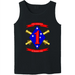 2nd Battalion, 11th Marines (2/11 Marines) Logo Tank Top Tactically Acquired Black Small 