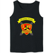 2nd Battalion, 12th Marines (2/12) Unit Logo Emblem Tank Top Tactically Acquired Black Small 