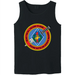 2nd Battalion, 7th Marines (2/7) Unit Logo Emblem Tank Top Tactically Acquired Black Small 