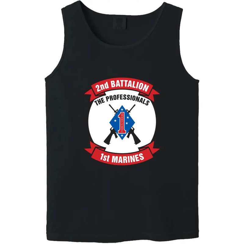 2nd Battalion, 1st Marines (2/1) Logo Emblem Tank Top