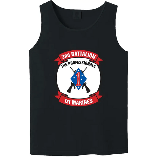 2nd Battalion, 1st Marines (2/1) Logo Emblem Tank Top Tactically Acquired   