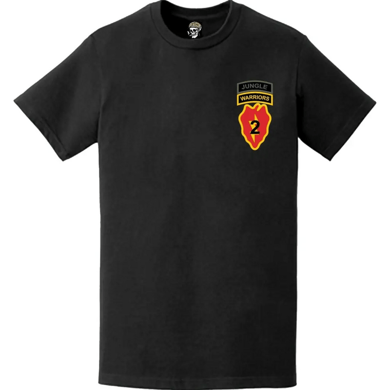 2nd IBCT, 25th ID "Warriors" Logo Emblem Left Chest T-Shirt
