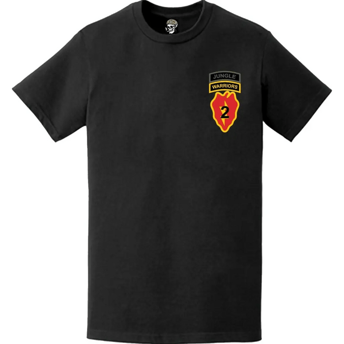 2nd IBCT, 25th ID "Warriors" Logo Emblem Left Chest T-Shirt Tactically Acquired   