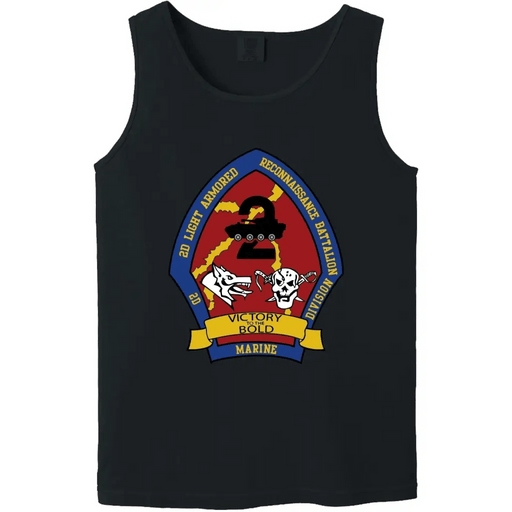 2nd LAR Destroyers Logo Emblem Tank Top Tactically Acquired   