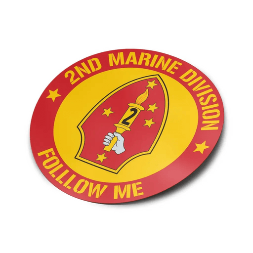 2nd Marine Division "Follow Me" Vinyl Sticker Decal Tactically Acquired   