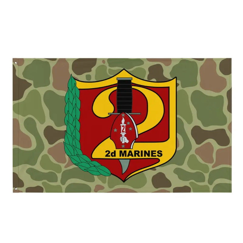 2nd Marine Regiment Frogskin Camo Flag