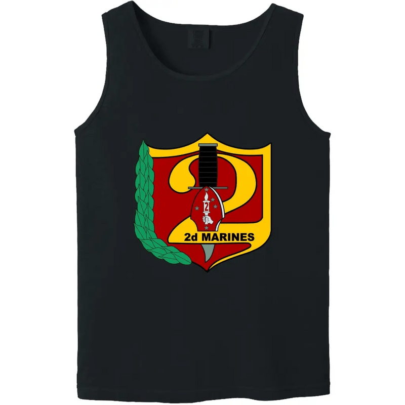 2nd Marine Regiment Logo Emblem Tank Top
