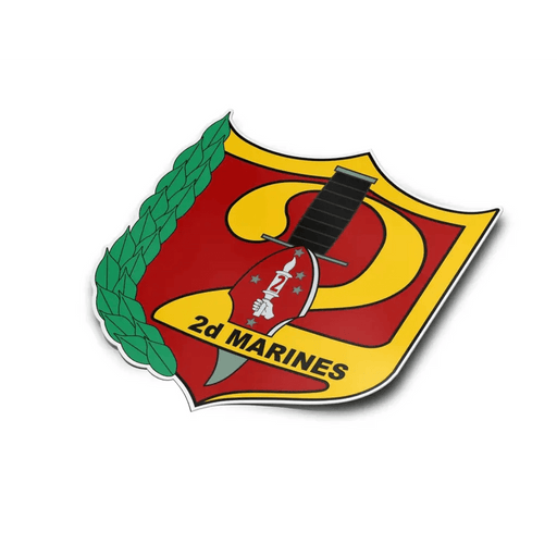 2nd Marine Regiment Vinyl Sticker Decal Tactically Acquired 3"x3"  